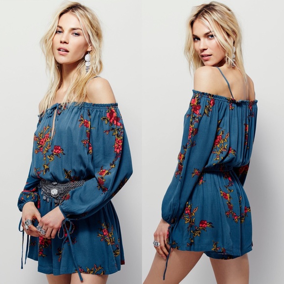 Free People Pants - Free People So Divine One Piece Floral Romper